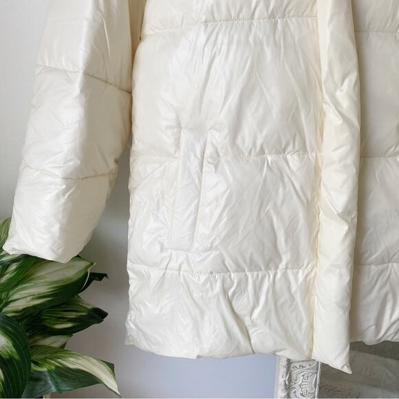 Zara Oversized Button Down Puffer Coat - Picture 7 of 12